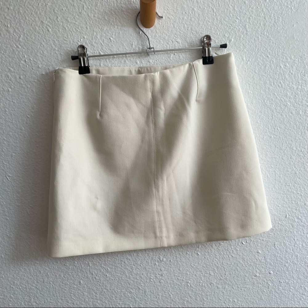 Zara White Mini Skirt